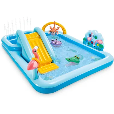 Intex Jungle Adventure Play Center inflatable pool with slide