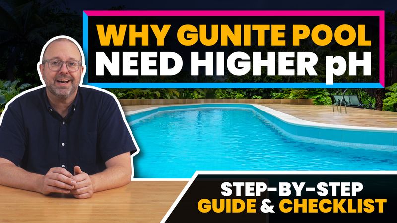 Why Gunite Pools Need Higher pH