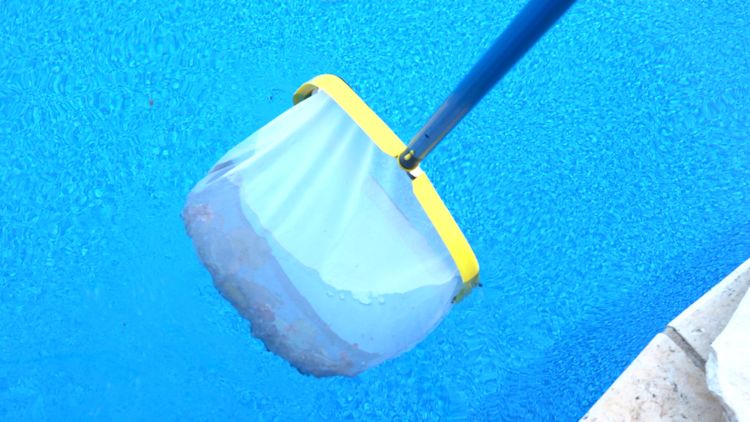 Debris left in the pool quietly drives up your chemical costs