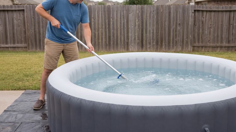 The KOKIDO is right at home in hot tubs and spas — light, quiet, and easy to maneuver in tight spaces
