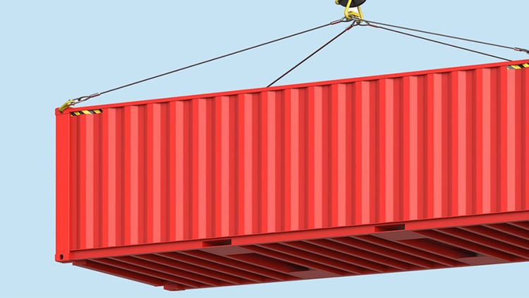 Shipping Container Pool Setup