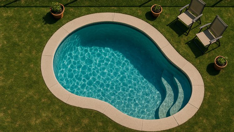 Kidney Shaped Plunge Pool
