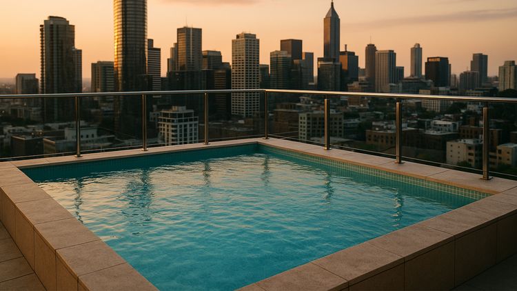 Plunge Pool on a Roof