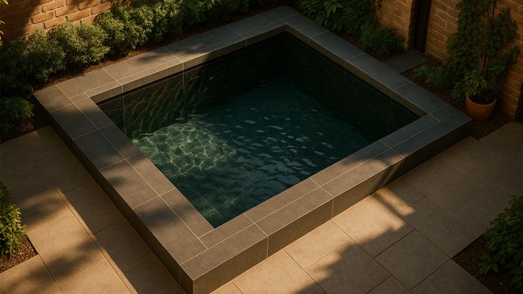 Plunge pools typically cost $10,000's less to install