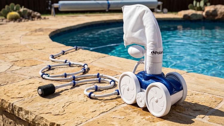 Testing the Polaris 280 pressure-side cleaner in my pool