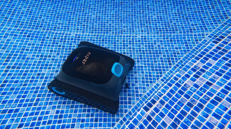 The S-Series on my pool steps