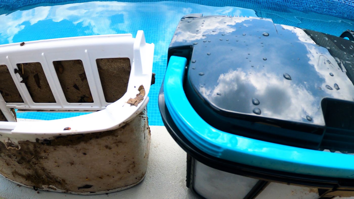 Aiper Scuba X1's Dual Layer Filter Basket