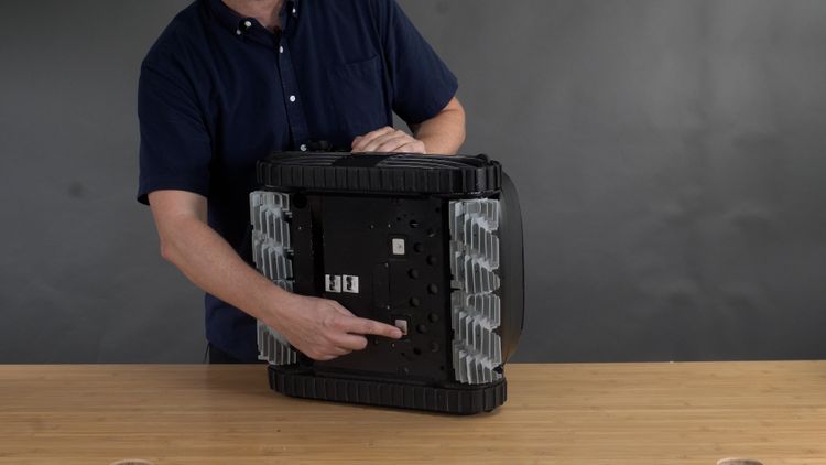 The inductive charging system requires daily manual docking