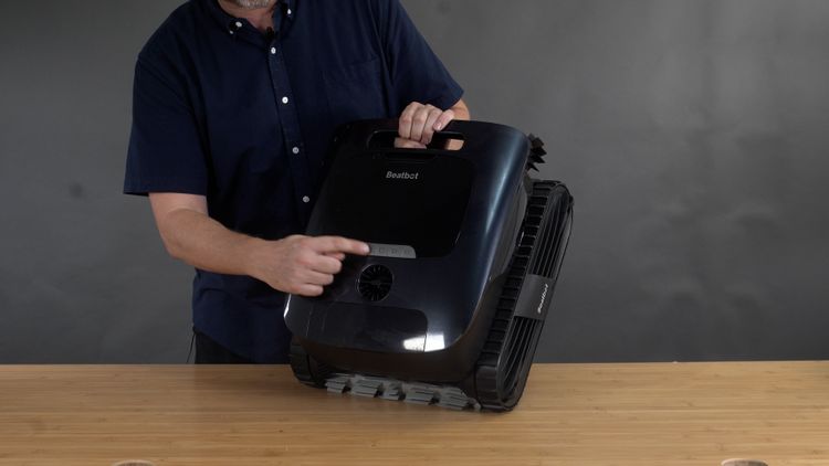 Using the physical buttons on the robot