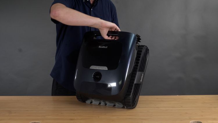 The AquaSense 2 Ultra is a heavy robot at 26.5 pounds