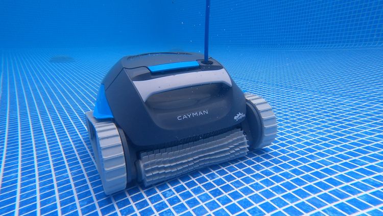 Dolphin Cayman robotic pool cleaner front view