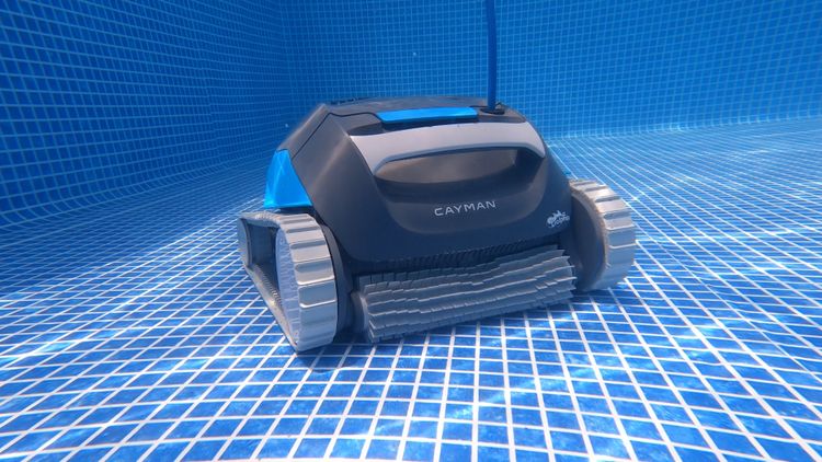 Dolphin Cayman Robotic Pool Cleaner cleaning my pool