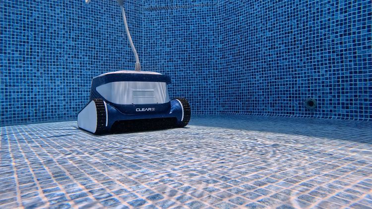 The Clear S robotic pool cleaner