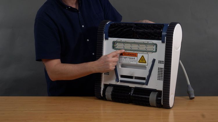 The Clear UV's power supply and weekly timer
