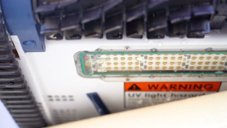 The Clear UV includes a safety warning and automatic shutoffs for its UV-C lamp