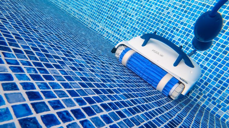 The Pool Up scrub, vacuums, and cleans like a pro
