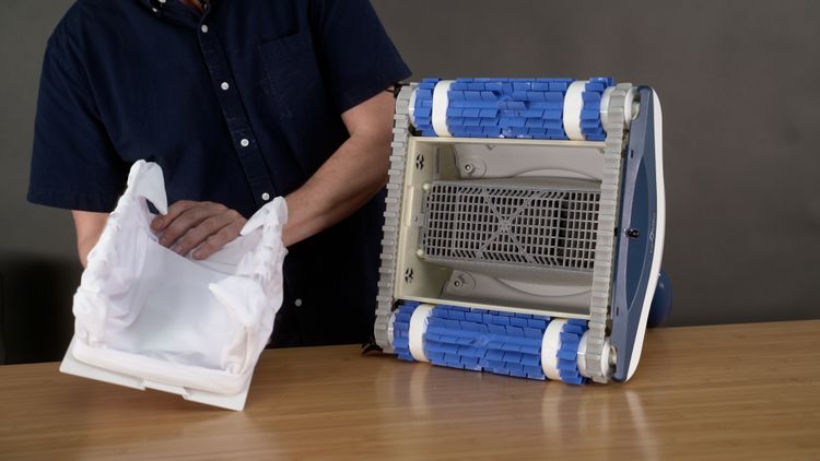 The Nautilus Pool Up's included filter bag is fantastic