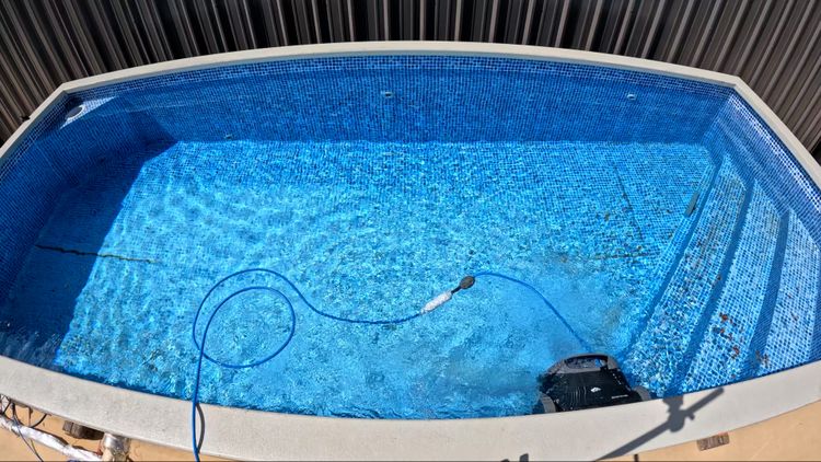 My test pool before letting the Quantum Pro loose