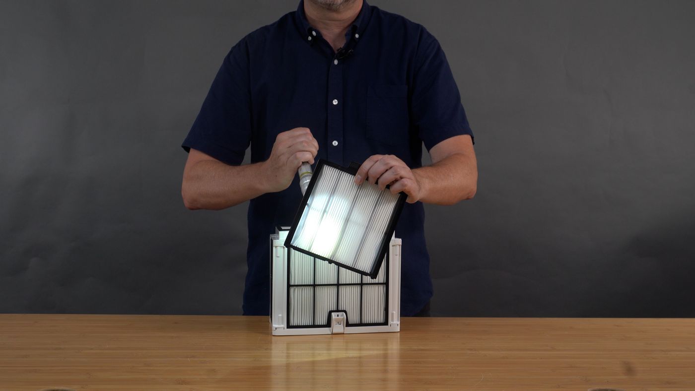 The pleated Gen-2 NanoFilter panel