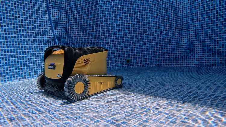 The commercial Wave 90i can clean a backyard pool, but its extra reach is unnecessary in most residential pools