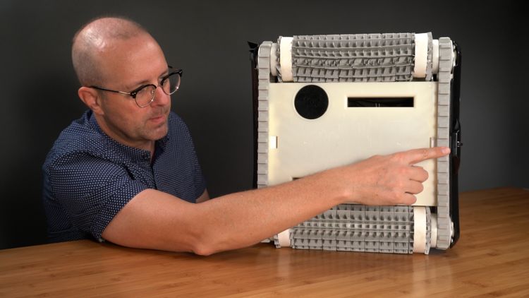Both robots feature reliable track-based navigation
