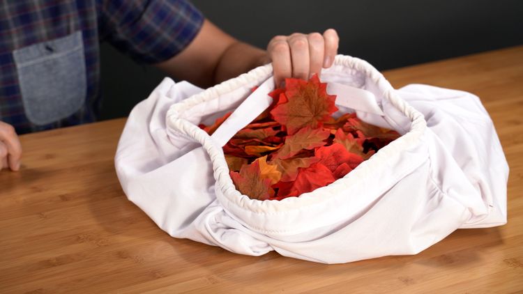 The Dolphin Premier's oversized leaf bag handles heavy commercial debris loads