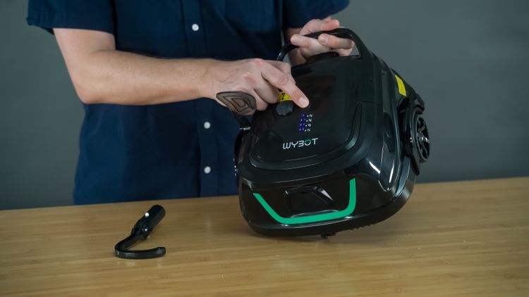The Wybot A1 spends more time charging than cleaning