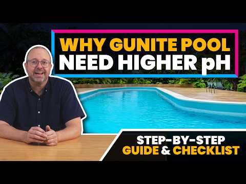 Why Gunite Pools Need Higher pH (And Why It Costs You Hundreds)