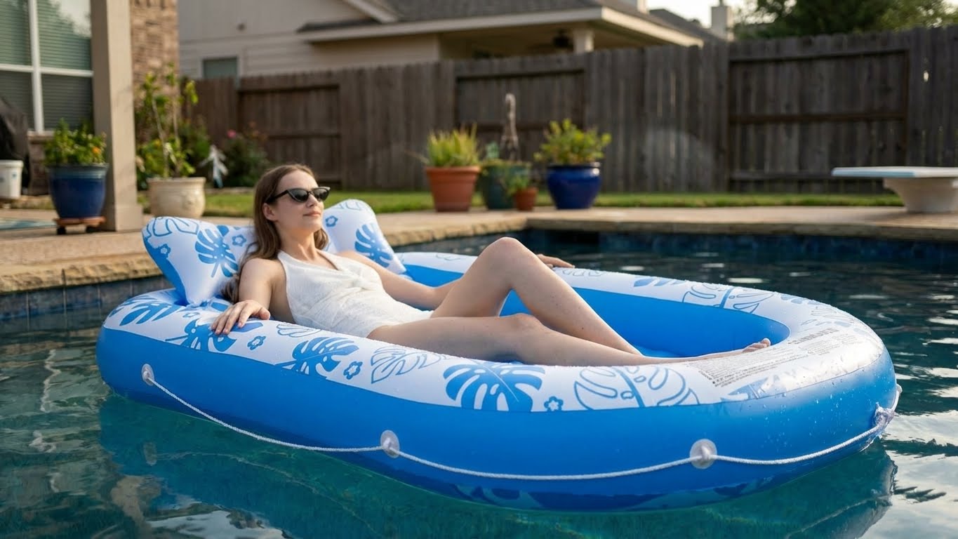 Inflatable Tanning Pool Lounger