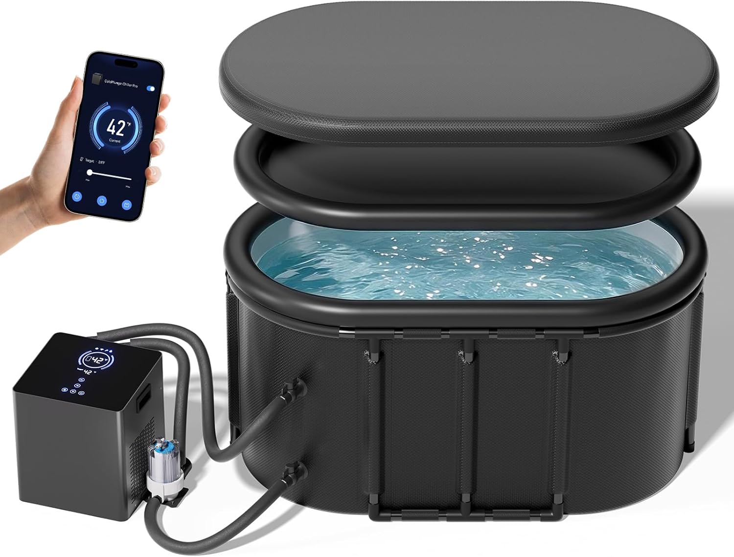 1stplunge 1/3 HP Wi-Fi Chiller + 148-Gallon Tub