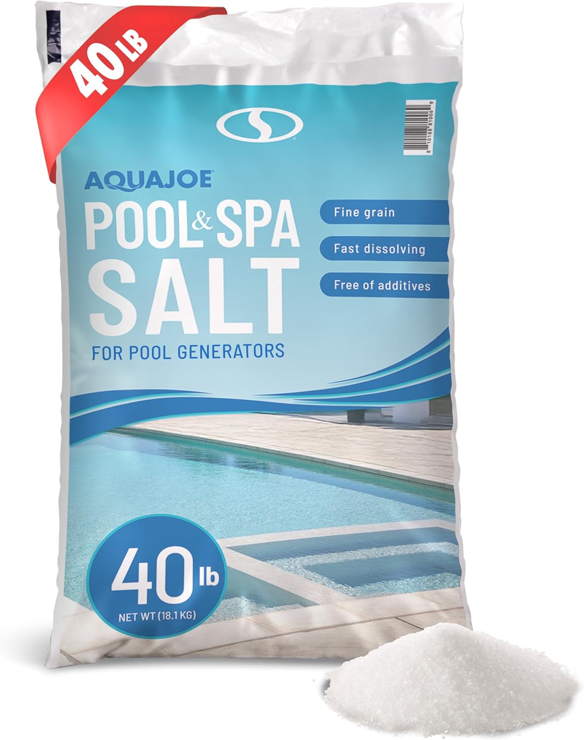 Aqua Joe Pool + Spa Salt (40 lb)