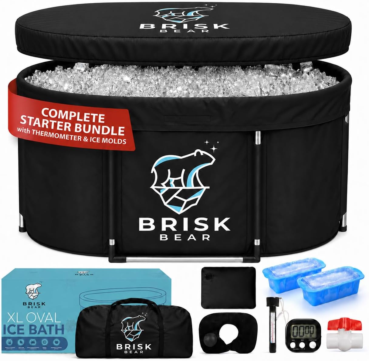 Brisk Bear XL Oval Ice Bath